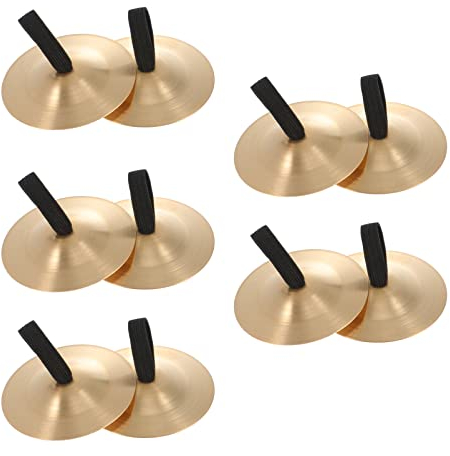 MILISTEN Panflöte Xylophon Kinder 1 Jahr Xylophon Kinder 1 Jahr 10 Stücke Fingerbecken Orientalische Finger Zills Finger Professionelle Bauch Kostüm Rhythmus Maker Zubeh?r für Kinder Darbuka