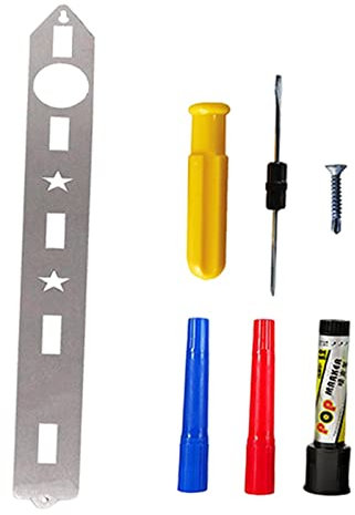 Baoblaze Target Template,Throwing Axe Target Template Stencil,with 3 Standard Markers for Drawing Target Template