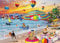 Kesote Puzzle 1000 Teile für Erwachsene und Kinder, 70 x 50 cm, Haustiere am Sandstrand