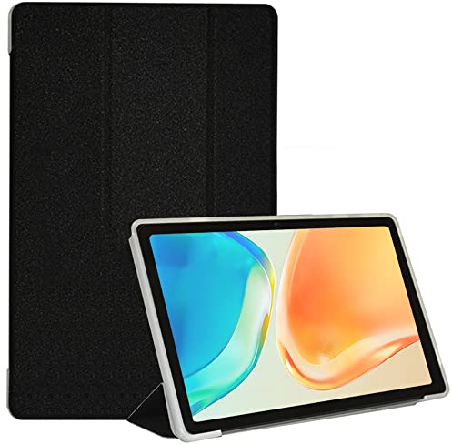 AKNICI Funda para TECLAST P40HD/TECLAST M40 Plus/TECLAST P30S, Ultra Delgada Cubierta Trasera de TPU Cover Carcasa con Soporte Función para TECLAST P40HD/TECLAST M40 Plus/TECLAST P30S, Negro