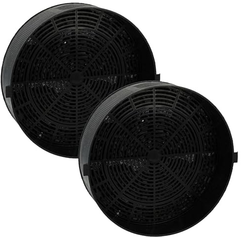 vhbw 2x Aktivkohlefilter kompatibel mit Alno AEF3800 GZD1125 Dunstabzugshaube - 16 cm