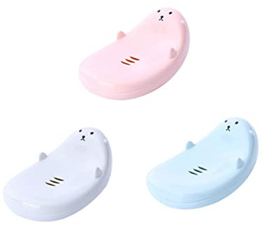 CIYODO Seifenabtropfbox Fürs Badezimmer Seifenbehälter Mit Cartoon Seifenhalter Aus Langlebigem Material Für Zuhause Und Hotel