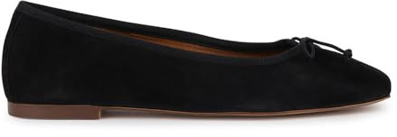 Geox Women's D Marsilea A Ballet Flat, Black, 10.5 UK