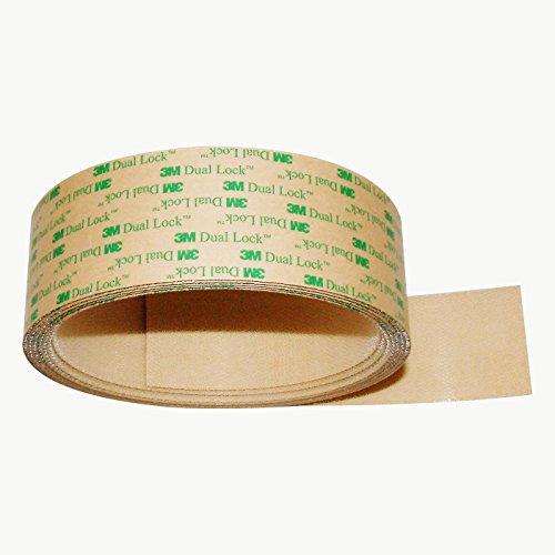 3M Dispositivo di fissaggio richiudibile a basso profilo Dual Lock [trasparent (SJ4570): 2 in. x 10 ft. (Chiaro)