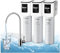 Vortopt Depuratore Acqua Sottolavello,Depuratore Acqua a 3 Stadi con Rubinetto, Purificatore D'acqua da Cucina Certificato NSF, Rimuove Piombo, Cloro e Odori, F01