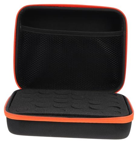 POPETPOP 2 Pz custodia Conservazione di oli essenziali Flaconi da 30 ml contenitore di olio essenziale organizzatore di oli essenziali vernice modello impermeabile valigetta viaggiare eva