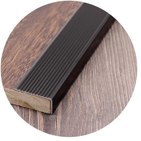 Antideslizante Tiras para Peldaños Protección De Bordes, Perfil Aluminio para Escaleras Longitud 90cm Escaleras Protector De Tira, Antideslizantes Perfil para Cantos Escaleras