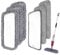 Microfiber Spray Mop Pads Replacement for Floor Cleaning Mops Heads Replacement Washable Reusable Flat Mop Refills Fit for All Spray Mops & Reveal Mop, Mop Rags 6 Pack/Set