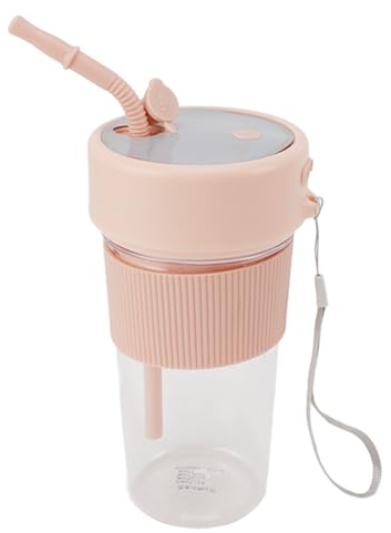 Heaveant Portable Blender Cup, 350 ml Electric Juicer Cup USB Rechargeable Mini Blender Bottle for Home School Office Camping