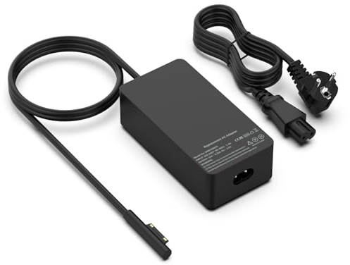 102 W Surface Caricatore 15 V 6.33 A Laptop Alimentatore per Surface Book 2/1/3, Surface Laptop Studio 2/1, Surface Laptop/Surface Pro/Surface Go Bereich,Surface caricabatterie con USB-Port