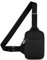 REINNAT Concept Collective Reisetasche, Mini-Schultertasche für Damen und Herren, wasserdichte Handy-Brusttasche zum Wandern, Reisen (Schwarz, Einheitsgröße), Schwarz