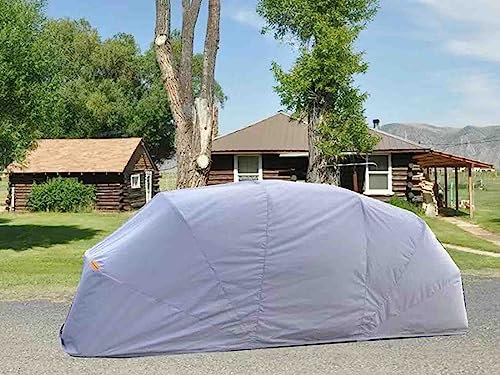 sjdoPulse Abri De Voiture Pliable, Abri De Stationnement, Maison, Garage Mobile, Auvent Simple, Abri De Garage Épais Chaud Et Froid, pour Tous Types De Véhicules