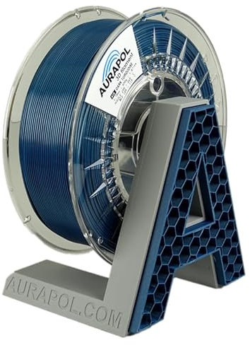 AURAPOL ASA Filament 1.75 mm, 850 g 3D Drucker Filament mit Präzision 1,75 mm +/- 0,02 mm, Premium 3D Filament kompatibel mit den meisten FDM(FFF)-3D-Druckern und 3D-Stiften, Dark Turquoise