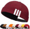 Enwokran Brimless Docker Cap Baumwolle Verstellbar Beanie UV-Schutz Seemannsmütze Hafenmütze Street Casual Matrosenmütze Schädeldecke Mütze (Rotwein)