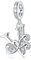 Letter Charms für Pandora Armbänder Silber Alphabet Initiale Charms V Bead Anhänger Schmuck Geschenk für Frauen Mädchen