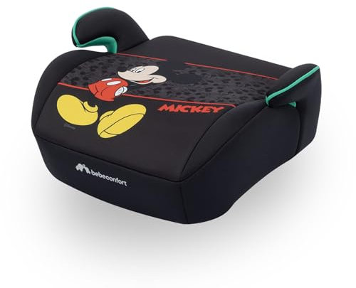 Bebeconfort Disney Manga i-Safe, Reboarder Kindersitz, Micky Maus Kindersitz, 6–12 Jahre, 128–150 cm, 22-36 kg, Leicht, Einfache Gurtinstallation, Vollständig gepolstert, Authentic Mickey