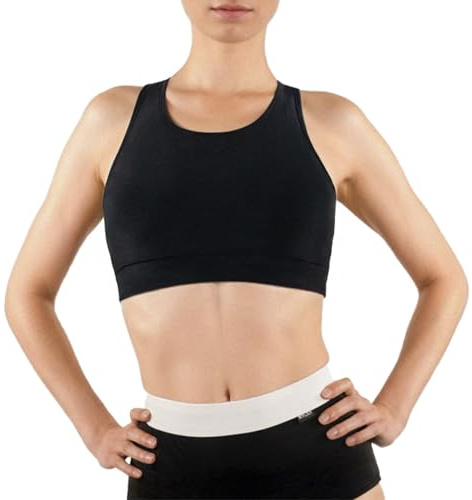 MYLILY Bustier Bikini Damen Oberteil einzeln | Bikinioberteil | Bikinioberteile für Damen | Bikini Oberteile Schwarz | Sport Bikini Frauen | Sportbikini (L)