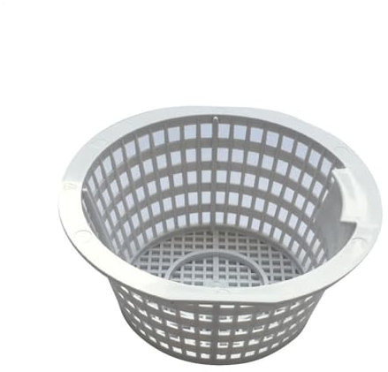 Panier de Skimmer de Piscine 16 cm – Panier de Skimmer Robuste avec/sans poignée pour Le Nettoyage de la Piscine – Compatible avec la Plupart des Skimmers de Piscine – Idéal pour Piscine de