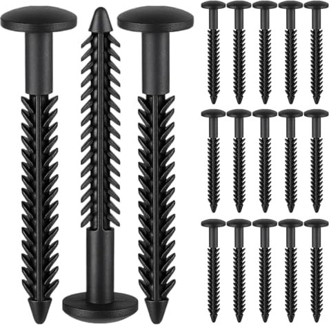 Tornillos Para Persiana Con Tapones,Clavijas de Presión de 8 cm para Mosquiteras - Accesorios de Montaje para Cerraduras Topes Bordes de Puertas Armarios Hogar Profesionales Constructores