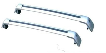 Relingträger Für VW Für Sharan 5-Türer MPV 2010–2022 (erhöhte Schienen) Seitenstangen Aus Aluminiumlegierung Querschienen Dachgepäckträger Dachträger Dachträger-Querstangen(Silbrig)