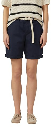 s.Oliver Shorts mit geflochtenem Gürtel und Garment Dye