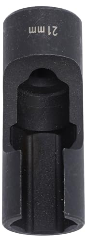 CHICIRIS Douille de Conduite de Carburant, Entraînement 1/2 Pouces, en Acier au Chrome Vanadium, Retrait Efficace pour Les Fixations sur Les Conduites D'injecteur, Tuyaux Coudés, (21mm)