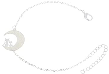 Generisch Mehrere Armbänder, Schmuck, Ringe, Persönlichkeit, kreativ, Love Moon Armband, 4 Magnete, Blau, Edelstahl, Schmuck, Einheitsgröße, Copper+Alloy+Drip Oil