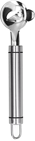 OEBUAFI Noodle Knife, Sliced Noodle Cutter, 304 Stainless Steel Dough and Vegetable Chopper with Storage Hook, Manual Kitchen Tool for Pasta and Dough (Left Hand)