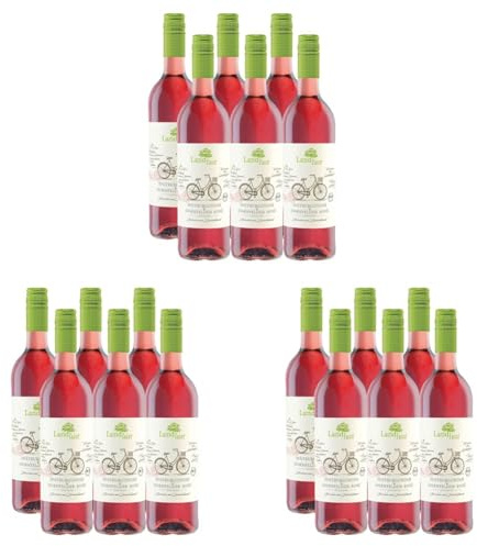 Landlust Bio Vegan Spätburgunder/Dornfelder Rosé (6 x 0,75l) (Packung mit 3)