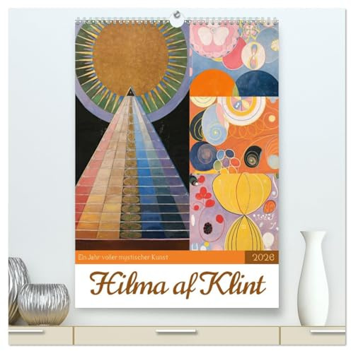 Hilma af Klint - Ein Jahr voller mystischer Kunst (hochwertiger Premium Wandkalender 2026 DIN A2 hoch), Kunstdruck in Hochglanz: Erlebe die mystische ... Monat in unserem Kalender (CALVENDO Kunst)