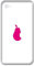 GreenIT 8 Aufkleber 3cm Birne mit Biss Handy Tablet Notebook Laptop Tattoo Deko Folie (pink)