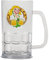 Boccale di Birra Trasparente 14 cm - Multicolore - Taglia Unica