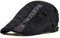 Adantico Herren Baumwolle Schirmmützen Beret Cap (Schwarz)