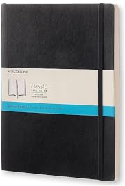 Moleskine Dotted Notebook Soft Cover Extra Large - Color: Black