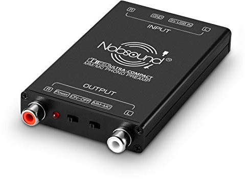 Nobsound T1 Pro MM MC Phono Plattenspieler Vorverstärker Stereo Mini Turntable Preamplifier Phonograph Vorverstärker
