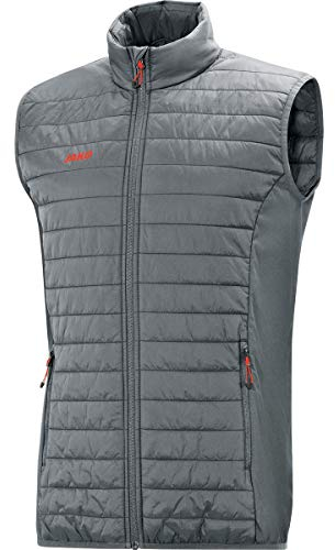 JAKO Unisex Steppweste Premium, Steingrau, XXL