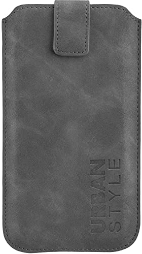 URBAN STYLE Trend CASE Größe 5.7 bis 6.5 Soft Touch Gray, zum Beispiel für Apple iPhone 6 Plus/Samsung N910 Galaxy Note 4 Innenmaße: Circa 162 x 81 x 10 mm