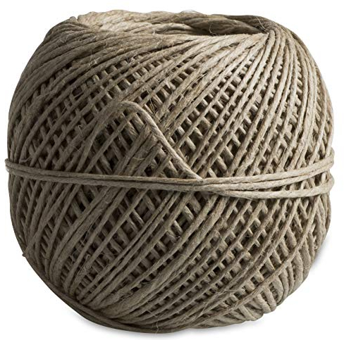 Windhager 06105 Corde de Jardin en Lin pour Loisirs créatifs, Corde de Jute, Corde décorative, Produit Naturel Pur, 80 m x 1,5 mm