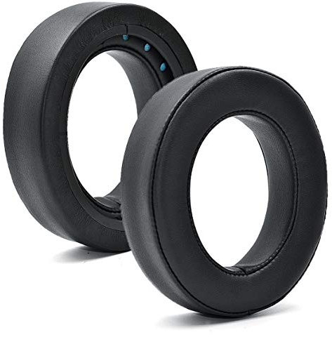 HS70 Pro dickere Ersatz-Ohrpolster – Ersatz-Ohrpolster, kompatibel mit Corsair HS50 Pro HS60 HS70 HS75 XB Headset, weiches Leder, hochdichter Schaumstoff mit Geräuschunterdrückung, zusätzliche Dicke