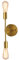 MRHYSWD Wandleuchte Innen Vintage, 2 Flammig Wandlampe Innen Modern Wandbeleuchtung Gold Wandlampen Retro FüR Schlafzimmer Wohnzimmer Esszimmer Treppenhaus KüChen Flur, Badezimmer Schminklicht, E27
