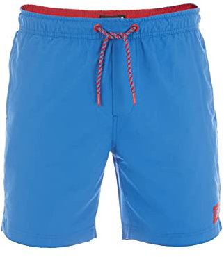riverso Badehose Herren lang Badeshorts RIVDavid Regular Fit Schwimmhose Elastischer Bund Blau 4XL, Größe:4XL, Farbe:Bright Blue (19600)