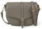 Gladdon Handtasche Damen Leder,Kleine Satteltasche Umhängetasche Ledertasche,Kreuz-Umhängetasche Schultertasche mit Krokodilmuster, Damenhandtaschen mit Webgurt（Grau）