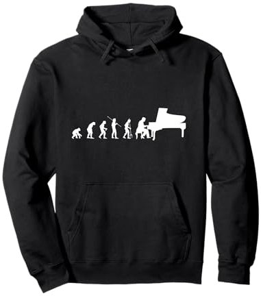 Evolution Piano Klavier Spieler Pullover Hoodie