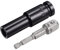 sourcing map 1/2 Drive Socket Accessory Set, 11mm Deep 6-Point Impact Socket 3 Length and 1/4 Hex Shank Adapter