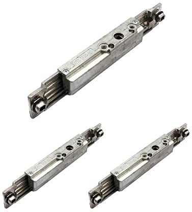 SCHÜCO Kammergetriebe Getriebe 43 als 3er Sparset DIN Links | AvanTec 43 mm 243037/275039 / 219899. DIN links