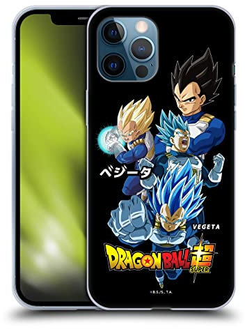 Head Case Designs Officially Licensed Dragon Ball Super Vegeta Universe Survival Characters Gel Case [Military Grade Protection] Compatible with Apple iPhone 12 Pro Max and Compatible with MagSafe