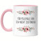 Hey!Print Für PillePalle bin ich nicht zuständig Tasse Rosa Kollegin Chefin Büro Arbeit Arbeitskollege Geschenk Kita Erzieher