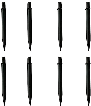 8pcs Kunststoff Erdspieß Stangen Solarleuchten Spieß Ersatz ABS Leuchten Stangen Ground Spikes Stakes Solar Lichter Spikes Ersatz für Wegeleuchte Ersatz Erdspieß Solar-Taschenlampe Licht Spikes