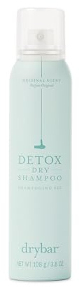 Drybar Detox Dry Shampoo Spray, Absorbs Excess Oil, Leaves Hair Looking & Feeling Clean, For All Hair Types, Original Scent, Full-Size, 3.8 Oz.