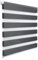WOLTU Tenda a Rullo Doppio Strato Giorno e Notte, Fissaggio a Morsetto senza Foratura 90l x 120A cm Grigio Scuro, per Finestra o Porta